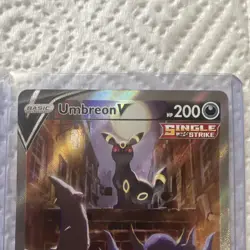 Pokemon Umbreon V Alternate Full Art Single Strike Holo 189/203 Evolving Skies - Image 3