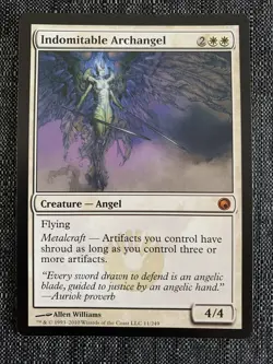 Indomitable Archangel NM Scars of Mirrodin MTG Magic The Gathering - Image 1