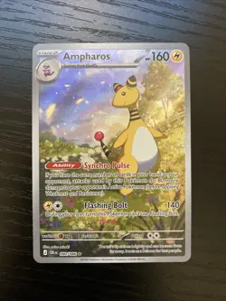 Ampharos 090/086 Chaos Rising Holo Illustration Rare Pokemon English NM - Image 1