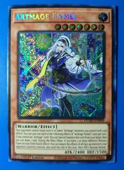 Near Mint Yugioh Artmage Finmel 1st Edition DUAD-EN009 Secret Rare - Image 1