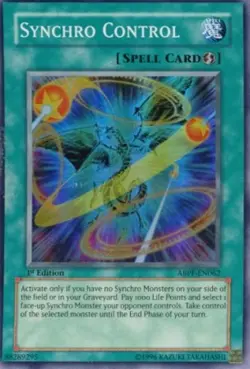 Synchro Control - ABPF-EN062 - Super Rare - 1st Edition LP Yugioh Absolute Power - Image 1