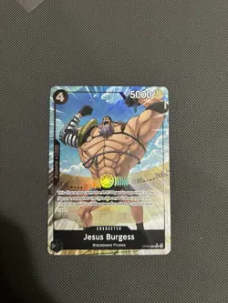 Jesus Burgess OP09-086 Premium Booster Rare Foil Alt Art PRB-02 One Piece CCG - Image 2