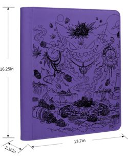 Toploader 9 Pocket Pokemon Trading Card Binder Laser Engraved (Made To Order) - Image 1