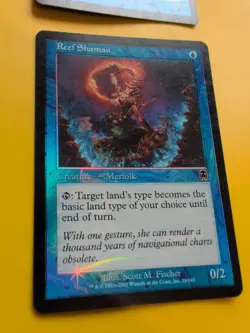 Reef Shaman x2. Merfolk. Apocalypse. Old Border FOIL. MTG Card. - Image 3
