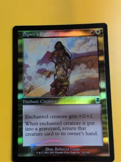 Squee's Embrace. Enchant Creature. Apocalypse. Old Border FOIL. MTG Card. - Image 1