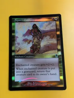 Squee's Embrace. Enchant Creature. Apocalypse. Old Border FOIL. MTG Card. - Image 2
