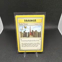 Pokemon TCG Radio Tower Neo Destiny 95/105 Regular Rare Unlimited 2002 Card - Image 1