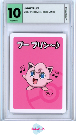 JIGGLYPUFF POKEMON OLD MAID 2019 MINT-CARDS GEM MT 10 - Image 1