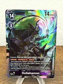 Digimon Card Game Dullahamon BT23-071 SR BT23 Hackers Slumber - Image 1