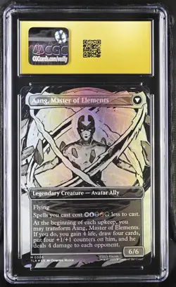 AVATAR AANG Borderless Avatar: The Last Airbender Foil CGC Pristine 10 MTG - Image 2