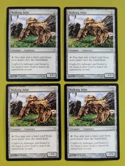 Walking Atlas x4 Worldwake 4x Playset Magic the Gathering MTG - Image 1