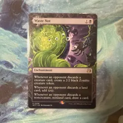 MTG Waste Not, Light Play, English Wilds of Eldraine: Enchanting Tales - Image 1