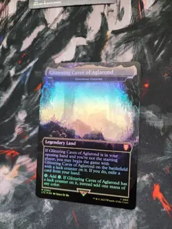 Glittering Caves of Aglarond - Gemstone Caverns Commander: LOTR FOIL Mythic #364 - Image 2