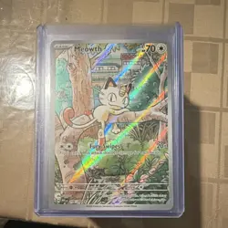 Pokemon Meowth Full Art Holo Illustration Rare Me02 Phantasmal Flames 106/094 7… - Image 1