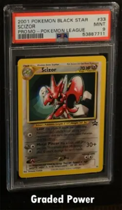 Pokemon League Black Star Promo Scizor 33 PSA 9 (7711) - Image 1