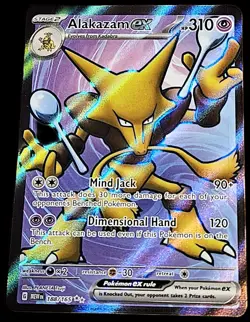 Alakazam ex 188/165 Pokemon Sv: Scarlet & Violet 151 Ultra Rare - Image 1