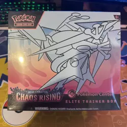 Pokemon Center TCG Chaos Rising Elite Trainer Box ETB New Sealed In Hand - Image 1