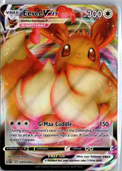 Eevee VMAX SWSH087 Promo Holo Pokemon Card - Image 1