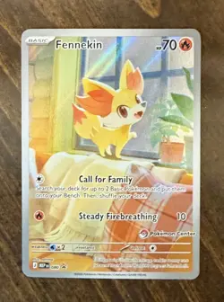 Fennekin 080 Pokemon Center ETB Stamped Chaos Rising - Image 1