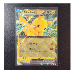 Pokemon Pikachu EX Sv: Prismatic Evolutions Double Rare Holo 028/131 Basic EN NM - Image 1