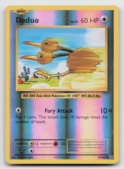 Dudou 69/108 XY Evolutions Reverse Holo Pokemon LP/NM - Image 1