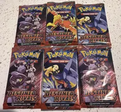 Lot Of 6 Pokemon Destined Rivals Booster Packs NEW/SEALED - Image 2