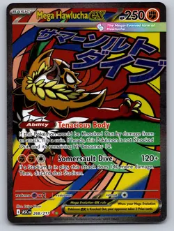Mega Hawlucha ex 268/217 Mega Attack Rare Ascended Heroes Near Mint - Image 1
