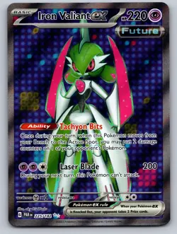 Iron Valiant ex 225/182 Ultra Rare Paradox Rift Near Mint - Image 1
