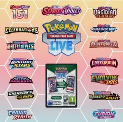 x56 Pokemon various sets TCG Live Online lot of 56 codes [see description] - Image 1