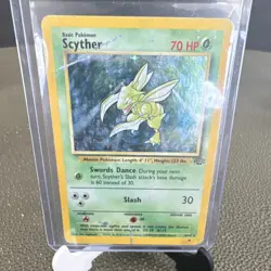 Pokemon Scyther Jungle Holo Rare 10/64 70 HP Wizards of the Coast - Image 1