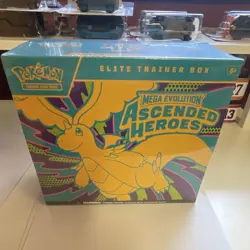 Pokemon TCG Mega Evolution Ascended Heroes Elite Trainer Box English 2026 - Image 1