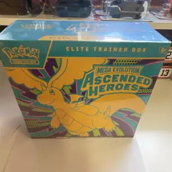 Pokemon TCG Mega Evolution Ascended Heroes Elite Trainer Box English 60+ 2026 - Image 1