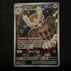 Noctowl SVP 141 Scarlet & Violet Black Star Promo Pokemon TCG NM 🔥 - Image 1