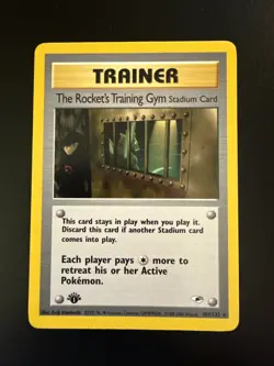 The Rocket's Training Gym 1st Edition 104/132 Gym Heroes Pokemon - Image 1