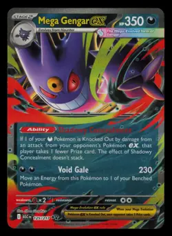 Mega Gengar ex 125/217 Double Rare Ascended Heroes Pokemon Near Mint - Image 1