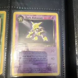 Wizards of the Coast Pokemon TCG Dark Alakazam 18/82 Team Rocket Holo Rare - Image 1