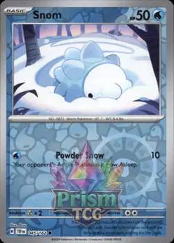 Snom 45/162 Common Reverse Holo Temporal Forces Pokemon - Image 1