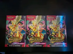 Pokemon TCG Ascended Heroes Booster Bundle Lot of 3 Sealed - Image 1