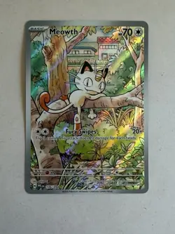 The Pokemon Company Meowth 106/094 Me02 Phantasmal Flames IR Basic Holo EN - Image 1