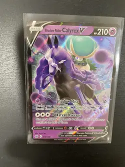 Shadow Rider Calyrex V 074/198 Ultra Rare Chilling Reign Pokemon TCG - Image 1