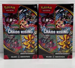 Pokemon Mega Evolution—Chaos Rising Booster Bundle Lot of 2 - (12 Packs Total) - Image 1