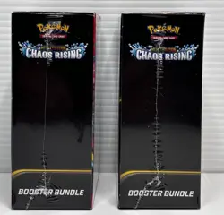 Pokemon Mega Evolution—Chaos Rising Booster Bundle Lot of 2 - (12 Packs Total) - Image 2