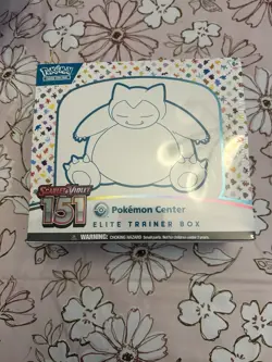 2023 Pokemon Scarlet & Violet 151 Pokemon Center Sealed ETB Elite Trainer Box - Image 1