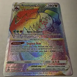 Pokemon Silver Tempest - Regidrago VSTAR NM Rainbow Secret Rare 201/195 - Image 3