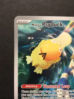 Pokemon Misty's Psyduck Illustration Rare SV10: Destined Rivals 193/182 NM - Image 4