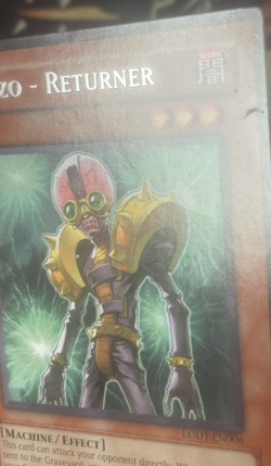 Yugioh: Jinzo - Returner - LODT-EN006 - Rare - Unlimited - LP - Image 3