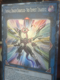 Yugioh: Firewall Dragon Darkfluid Neo Tempest Terahertz MAZE-EN028 Collectors NM - Image 3