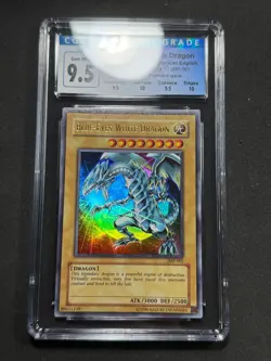 Yugioh CGC 9.5 ++ Blue-Eyes White Dragon JMP-001 Ultra Rare PSA new CGC 10 - Image 3