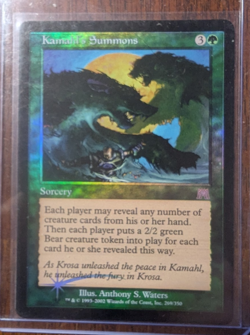 MTG Kamahl's Summons Onslaught FOIL - Image 1