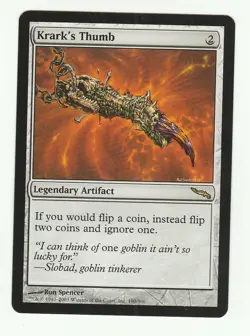 1x Krark's Thumb EX Mirrodin Mtg Magic 1x x1 - Image 1